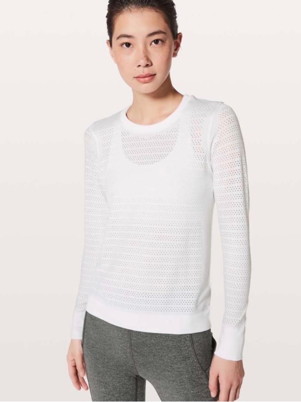 Lululemon Breeze By Long Sleeve
*Squad White